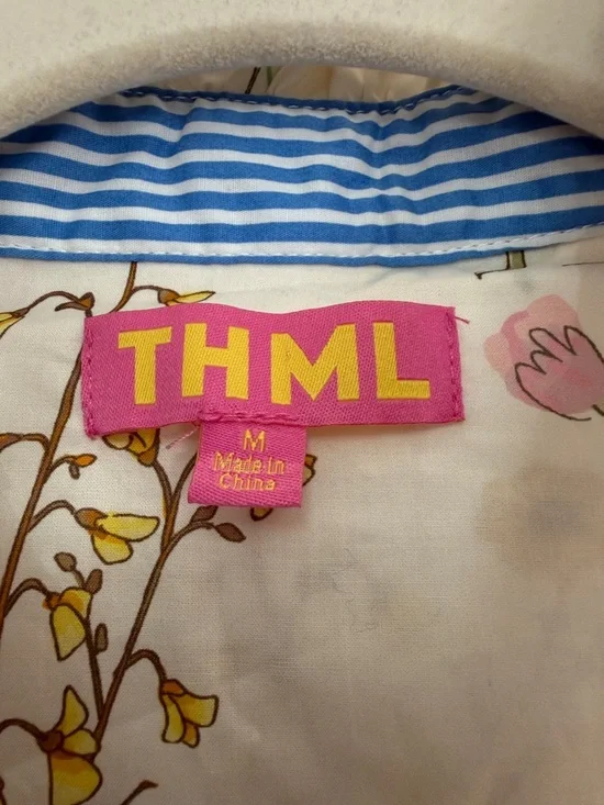 THML Pink Label Floral Puff Sleeve Blouse - Picture 3 of 3